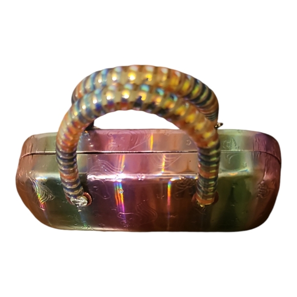 Pink Iridescent Mini Bag by Source Unknown - Picture 4 of 6